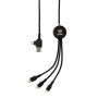 Light up logo 6-in-1 kabel, zwart