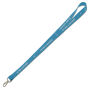 Lanyards - 1 kleur bedrukt met trigger clip 20 mm lichtblauw