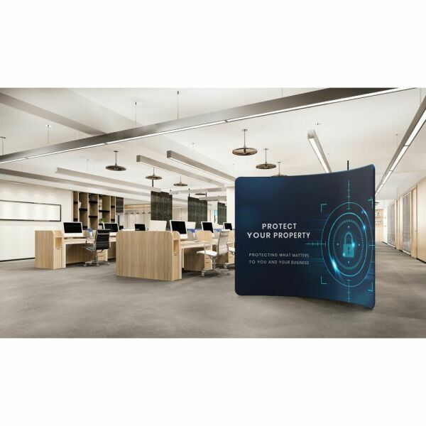 Zipper-Wall Curved Enkelzijdig