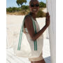 EarthAware® Organic Boat Bag - Natural/French Navy - One Size