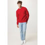 IQONIQ Etosha lichtgewicht gerecycled katoen sweater, rood (S)