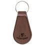 Sleutelhanger P02427, Leder, Bruin