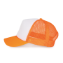 Trucker - Pet 5 panelen White / Fluorescent Orange One Size