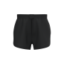 Ecologische damesshort French Terry Black XXL