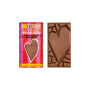 Tony's Chocolonely 180 gram in wit doosje met kaartje - Exclusive - Melk Roos Framboos "Hartstikke dol op jou"