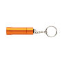 Flash RCS gerecycled aluminium sleutelhanger zaklamp, oranje