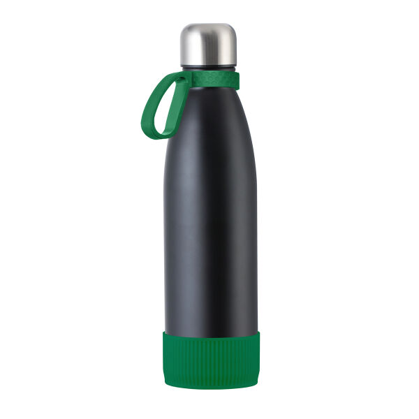Fles RETUMBLER-myTOULON - groen, zwart, zilver Fles RETUMBLER-myTOULON - groen, zwart, zilver