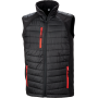 Black compass gewatteerde softshell bodywarmer Black / Red 4XL Black compass gewatteerde softshell bodywarmer Black / Red 4XL