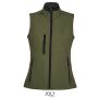 Women´s Sleeveless Softshell Rallye army S