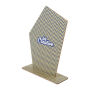 Wlobor - custom made houten trofee, hoekig
