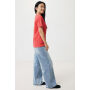 IQONIQ Yala dames lichtgewicht gerecycled katoen t-shirt, luscious red (XXS)