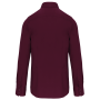Heren stretch overhemd lange mouwen Wine S