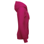 Ecologische damessweater met capuchon Fuchsia XS