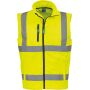 Signalisatiegilet van softshell Hi Vis Yellow M