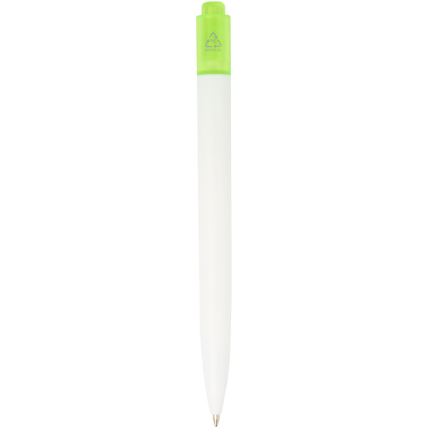 Thalaasa ocean-bound plastic ballpoint pen - Transparent green/White
