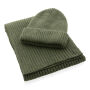Impact AWARE™ Polylana® dubbel gebreide beanie, groen