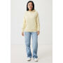 IQONIQ Yengo recycled katoen hoodie met steekzakken, cream yellow (L)