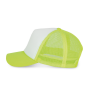 Trucker - Pet 5 panelen White / Fluorescent Yellow One Size
