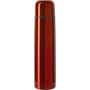 RVS dubbelwandige fles Quentin rood