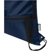 Adventure gerecyclede geïsoleerde tas met trekkoord 9L - Marineblauw