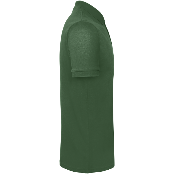 Men's organic polo shirt Bottle Green S Men's organic polo shirt Bottle Green S