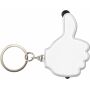 ABS 2-in-1 sleutelhanger Melvin wit