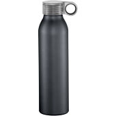 Grom 650 ml aluminium sportfles - Zwart