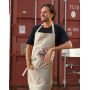 AMSTERDAM - Recycled Bib Apron with Pocket - White - One Size AMSTERDAM - Recycled Bib Apron with Pocket - White - One Size