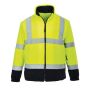 Hi-Vis Twee Kleuren Fleece yellow/navy 4XL