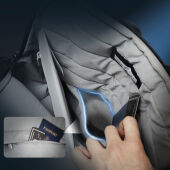 XD Design Soft Tote Rugzak, zwart, grijs