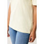 IQONIQ Sierra lichtgewicht gerecycled katoen t-shirt, cream yellow (XXS)