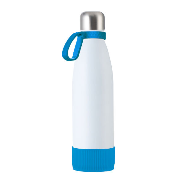 Fles RETUMBLER-myTOULON - cyaan, wit Fles RETUMBLER-myTOULON - cyaan, wit