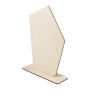 Wlobor - custom made houten trofee, hoekig