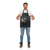 Gril 5-delige barbecueset - Zwart