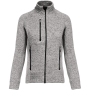 Heather damesvest met rits Light Grey Melange 3XL