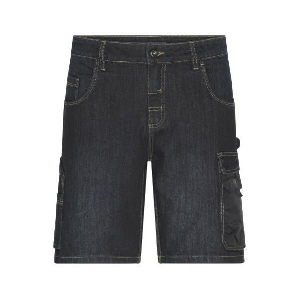 Workwear Stretch-Bermuda-Jeans