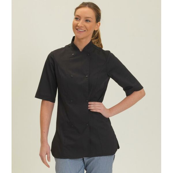Ladies Short Sleeve Premium Chef's Jacket