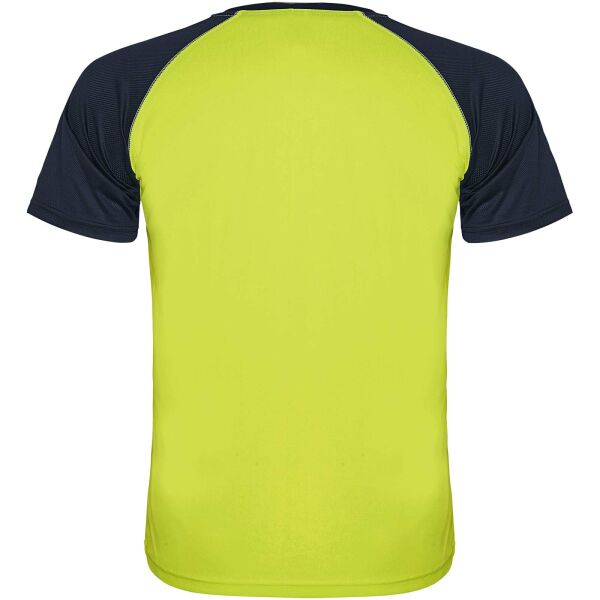 Indianapolis sportshirt met korte mouwen voor kinderen - Fluorgeel/Marineblauw - 4 Indianapolis sportshirt met korte mouwen voor kinderen - Fluorgeel/Marineblauw - 4