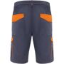 Tahoe 250 g/m2 korte werkbroek - Lood/Oranje - S