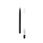 Aluminium inktloze pen met gum, zwart