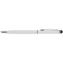 Ore aluminium balpen met stylus (blauwe inkt) - Wit