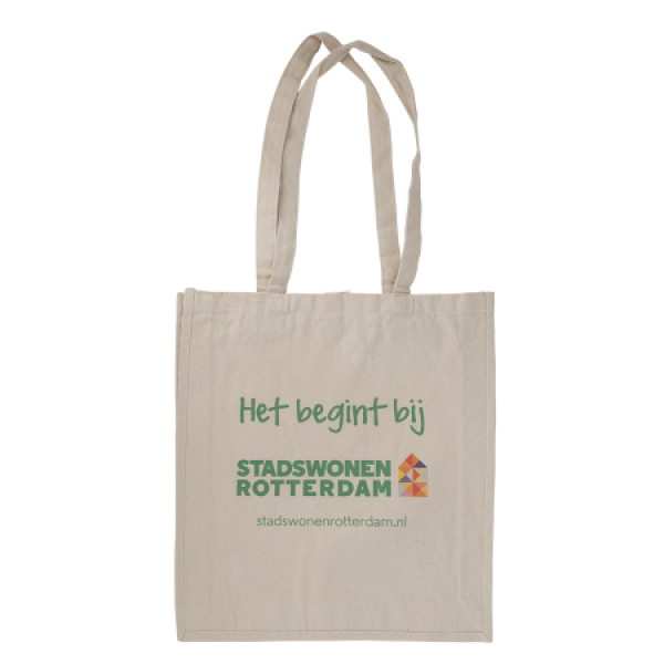 Katoenen Shopper ecru 330 gr/m2 Katoenen Shopper ecru 330 gr/m2