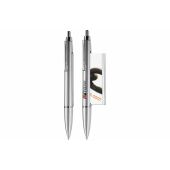 Balpen banner metallic - Zilver