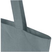 Madras Blend draagtas van 140 g/m² GRS gerecycled katoen 7 l - Grijs