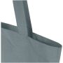 Madras Blend draagtas van 140 g/m² GRS gerecycled katoen 7 l - Grijs