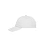 5 Panel Cap Organic Cotton white one size