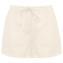 Linnen damesshort Ivory XS