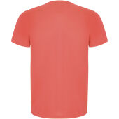 Imola sportshirt met korte mouwen voor heren - Fluorkoraal - S