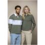 Clyde unisex organic rugbypolo sweatshirt - Zwart - 2XS Clyde unisex organic rugbypolo sweatshirt - Zwart - 2XS