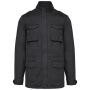 Heren Safarijasje washed black S